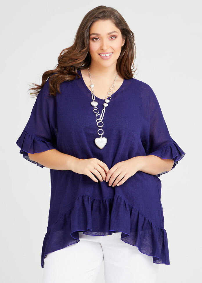 Linen San Marino Tunic, , hi-res