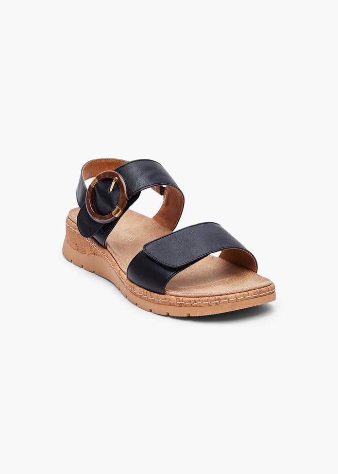 Cork Buckle Sandal, , hi-res