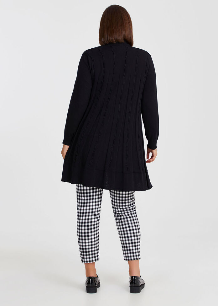 Lettuce Edge Bamboo Knit Cardigan, , hi-res