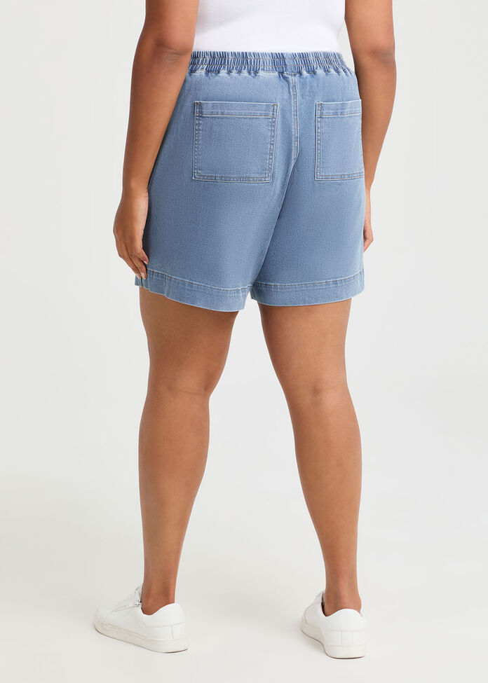 Cool Jade Classic Denim Short, LIGHT BLUE DENIM, hi-res