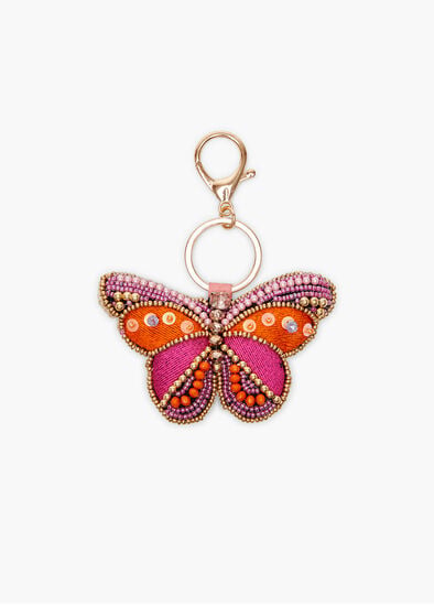 Plus Size Embroidered Butterfly Bag Charm