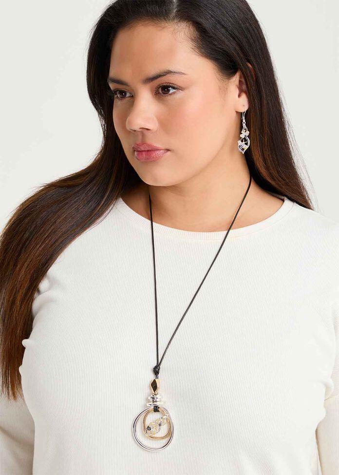 Pretty Bee Long Necklace, , hi-res