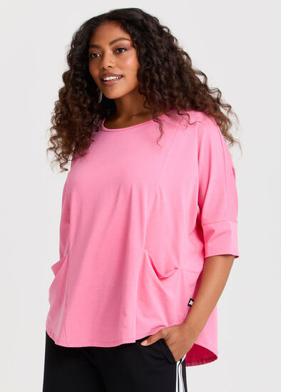 Plus Size Pima Cotton Traveller Top