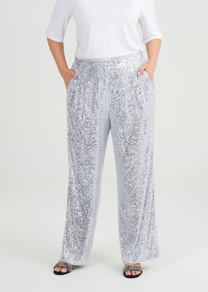 Sparkle And Shine Wide Leg Pant, , hi-res