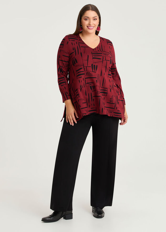 Ponte Ruby Abstract Top, , hi-res