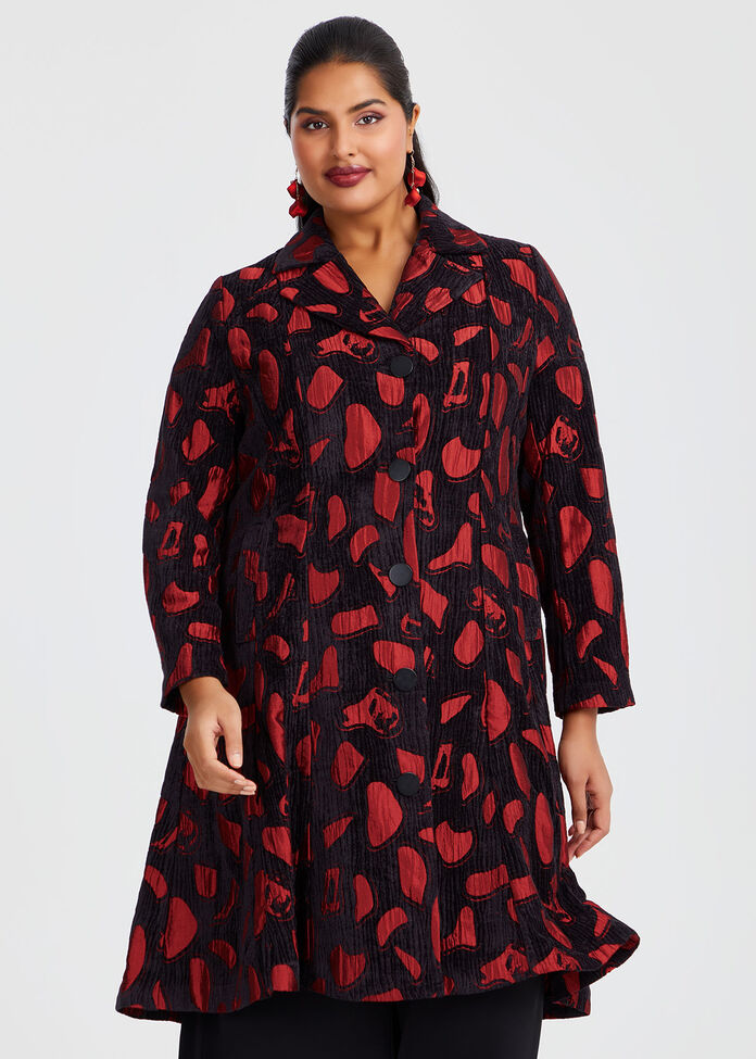 Opulent Chenille Opera Coat, , hi-res