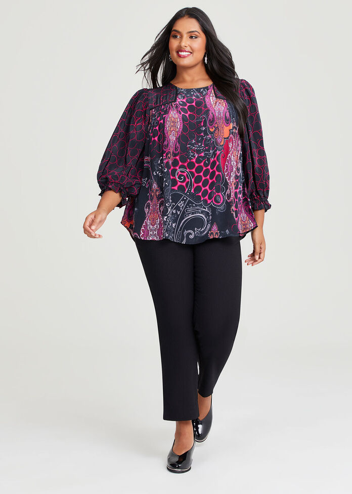 Shop Plus Size Natural Rosita Top in Red Taking Shape AU