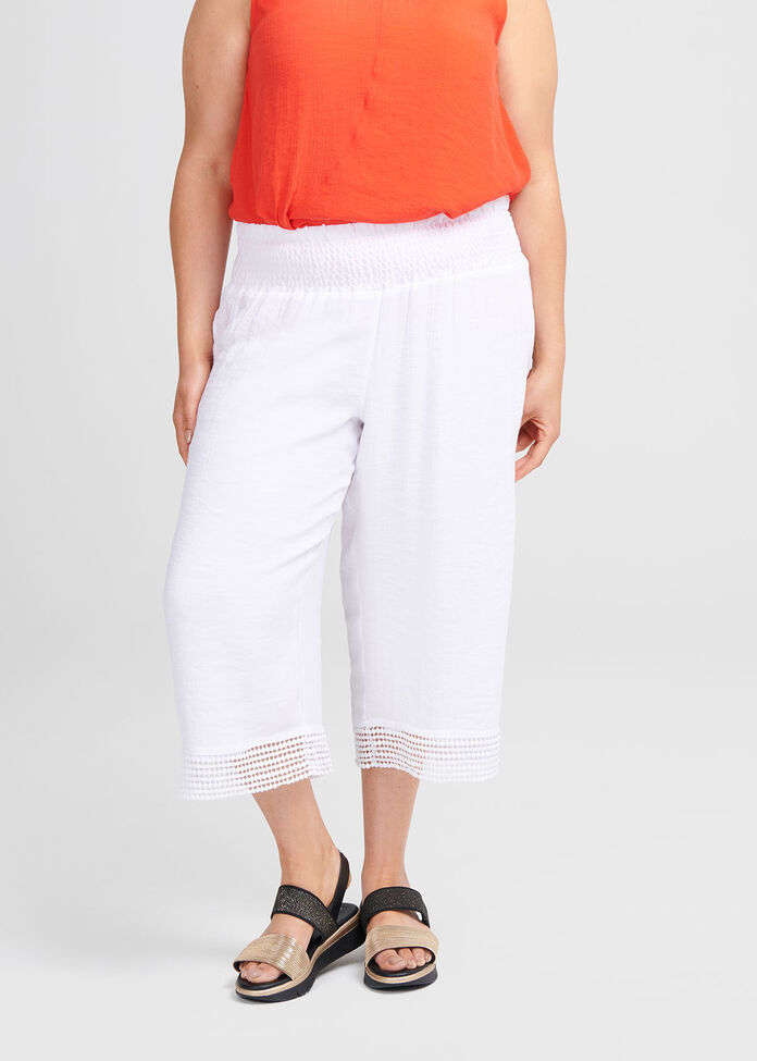 Escapade Lace Crop Pant, , hi-res