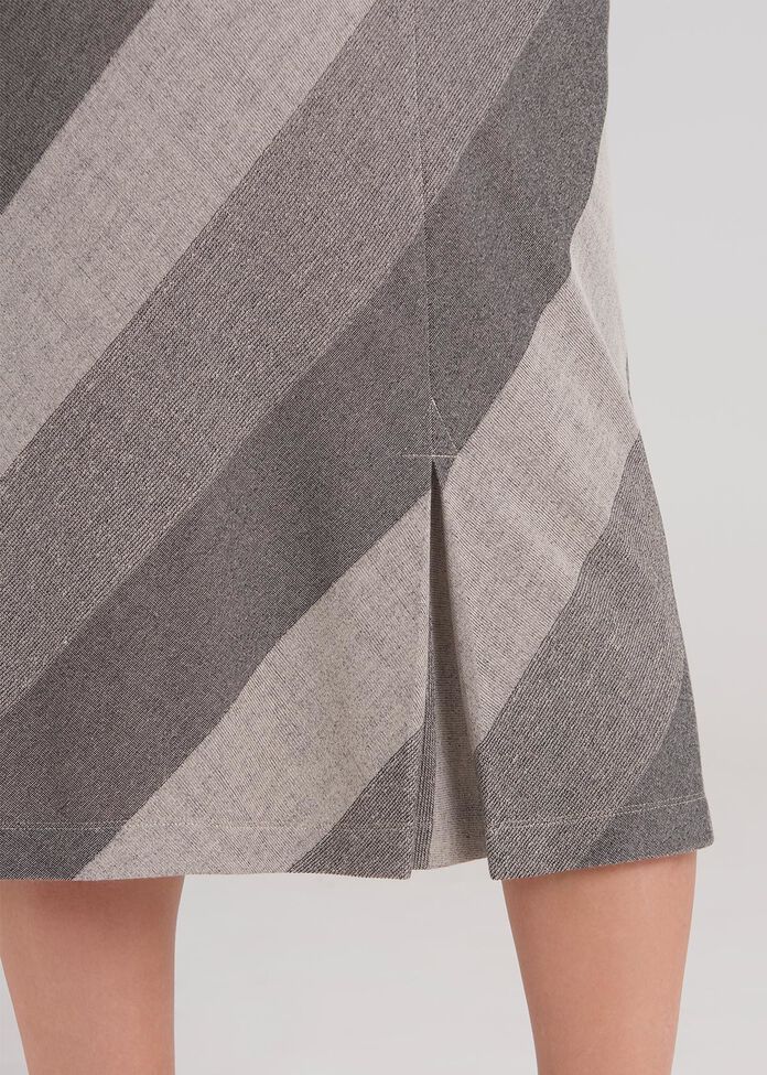 Stripe Knit Skirt, , hi-res