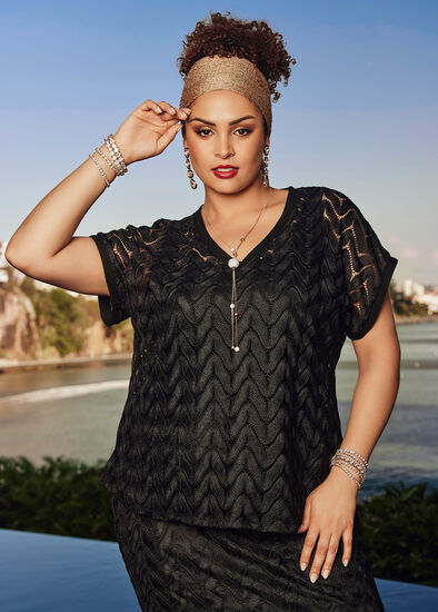 Plus Size Summer Time Crochet Top