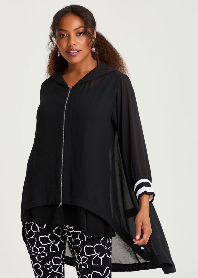 Chiffon Kiri Zip Top, , hi-res