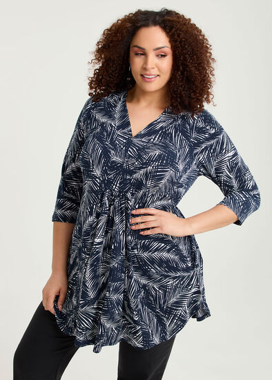 Plus Size Susie V-neck Tunic