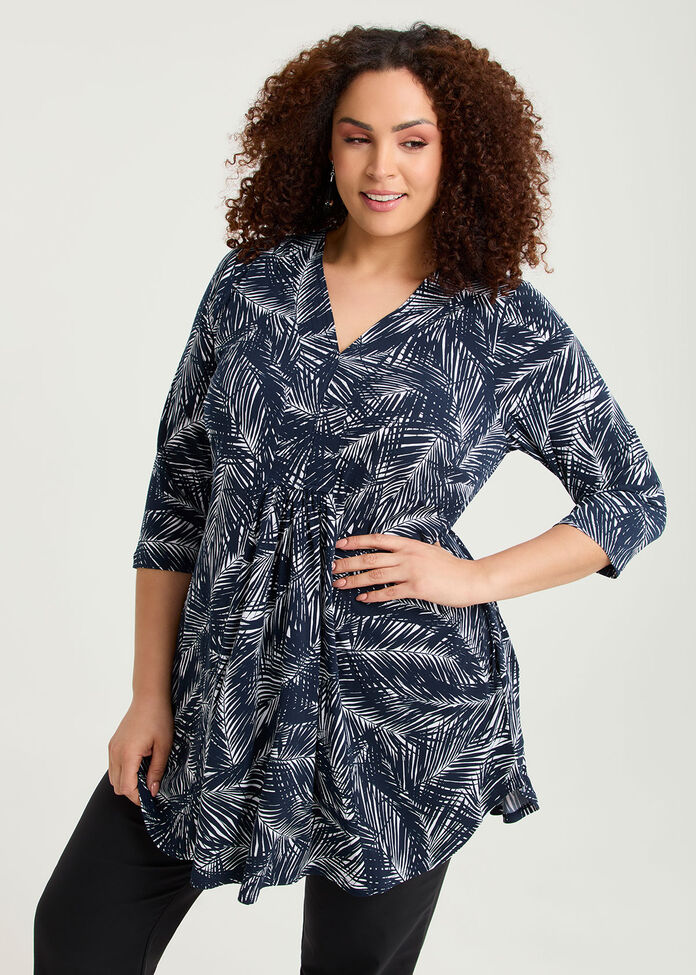 Susie V-neck Tunic, , hi-res