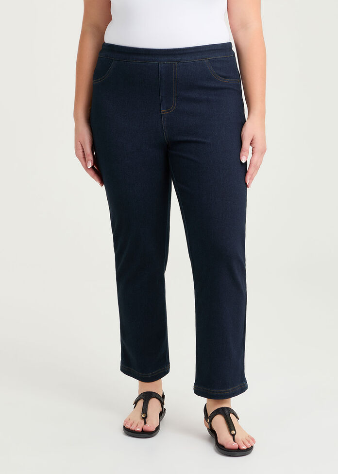 Petite Best Friend Straight Leg Jean, , hi-res