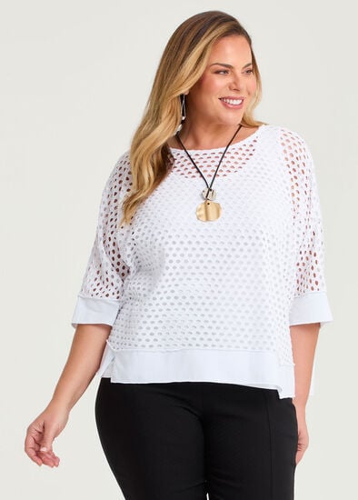 Plus Size Textured Cali Overtop