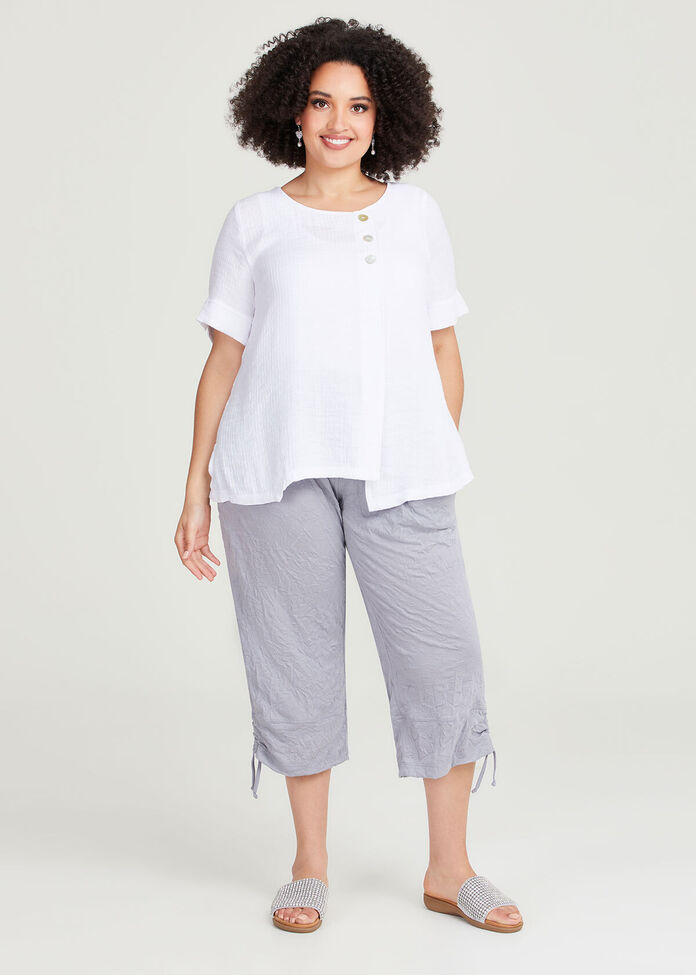 Shop Plus Size Summer Essential Crop Pant in Black | Taking Shape AU