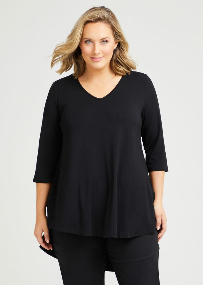 Bamboo Ultimate 3/4 Sleeve Tunic, , hi-res