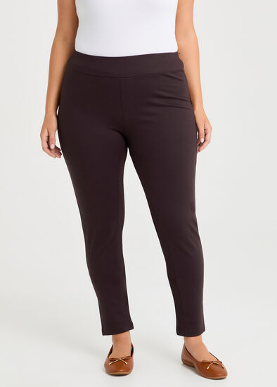 Plus Size Ponte Cleo Slim Leg Pant