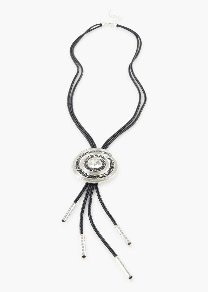 Crusted Coil Necklace, , hi-res