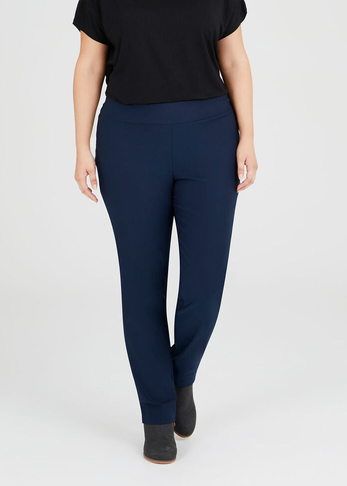 Shop Tall Editorial Full Length Pant in black in sizes 12 to 24 ...