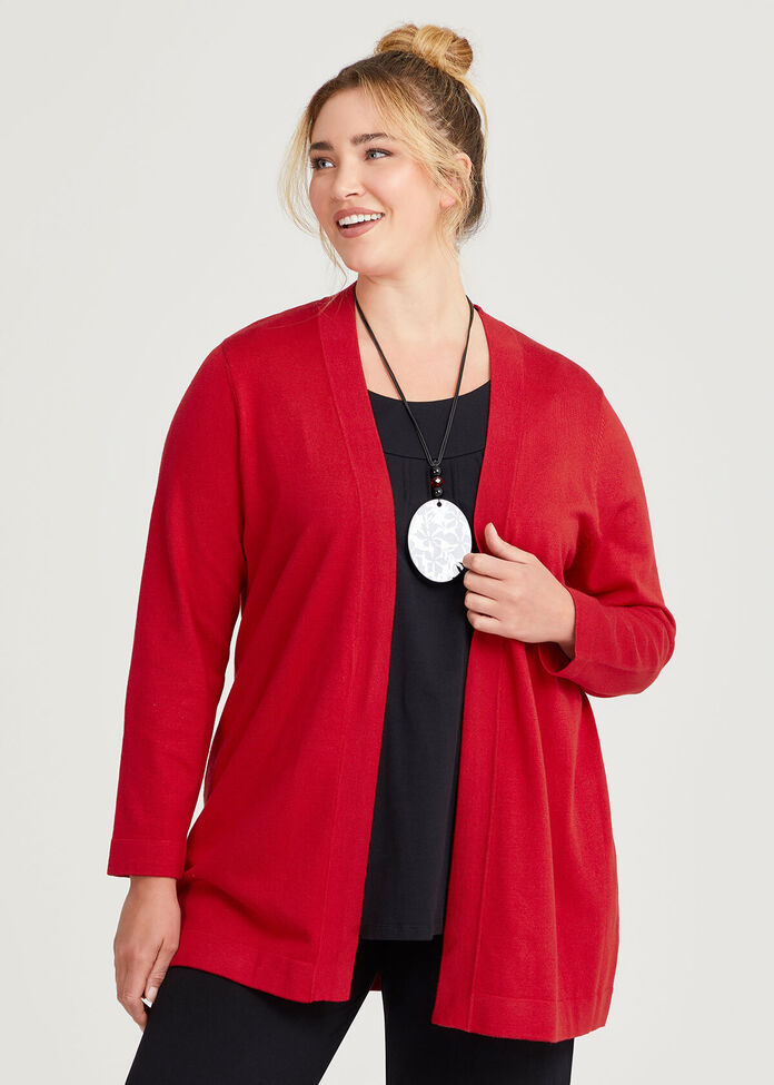 Lightweight Natural Cardigan, , hi-res