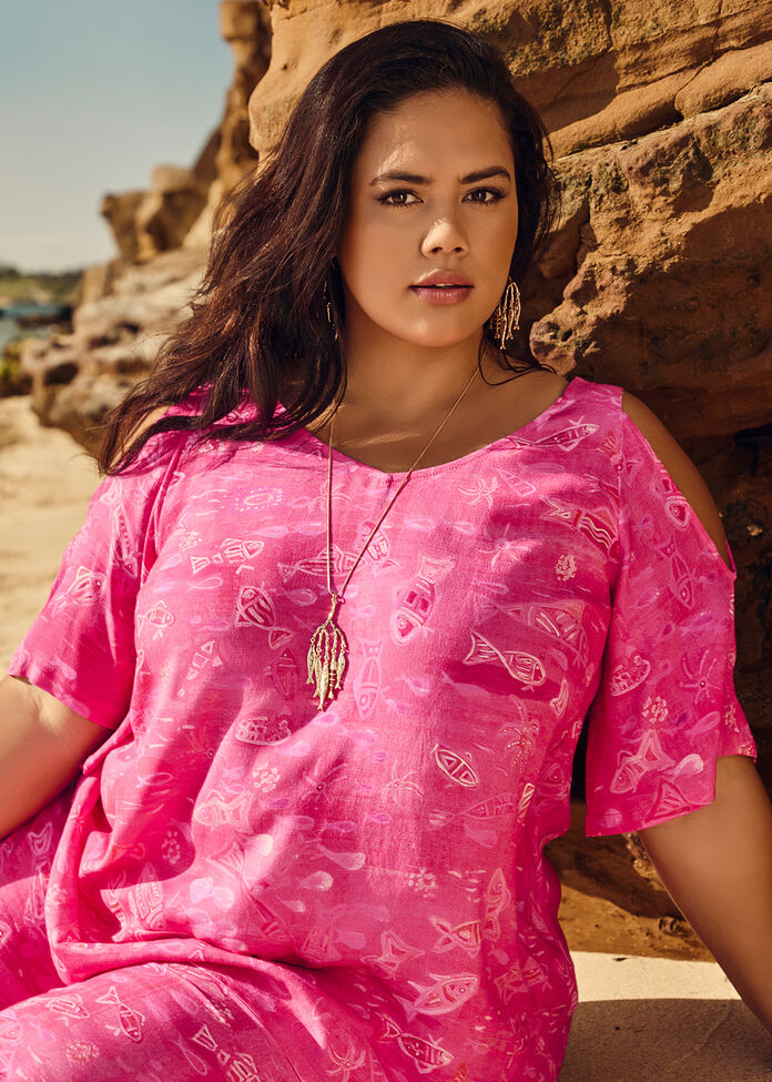 Elverina Daba Cold Shoulder Top, , hi-res