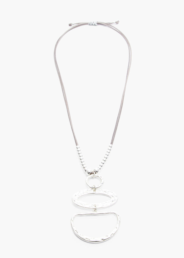Geo Clean Metal Necklace, , hi-res