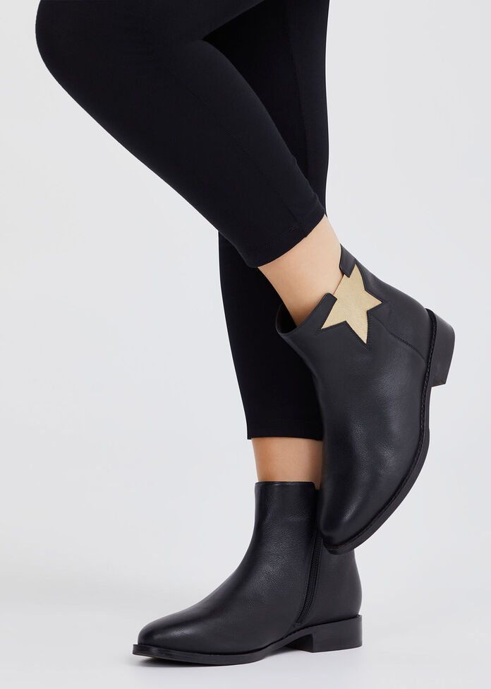 Ankle Boots Myer Ladies Shoes Sale Easy Steps Jake Black Glove - Main Image