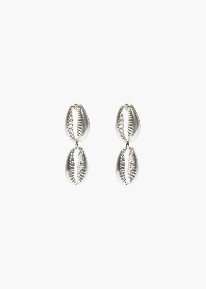 Cowrie Shell Earrings, , hi-res