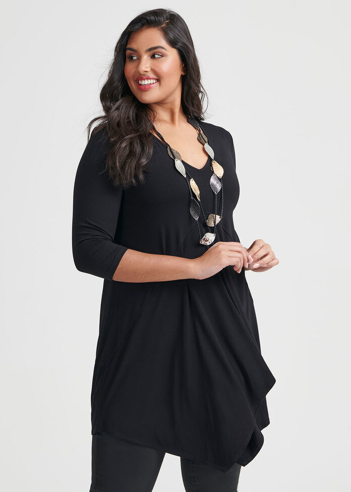 Shop Jasmine Top in Black, Sizes 12-30 | Taking Shape AU