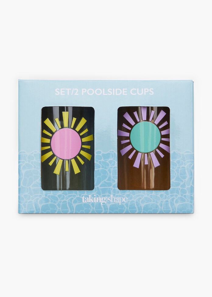 Poolside Acrylic Cups, , hi-res