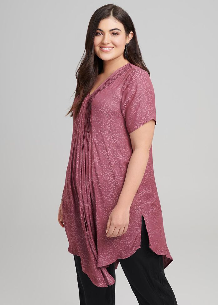 Luxe Jacquard Tunic, , hi-res