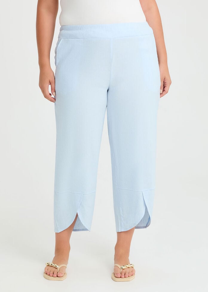 Lantern Stretch Linen Pant, , hi-res