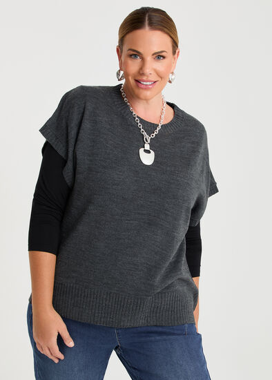 Plus Size Soft Touch Casual Vest