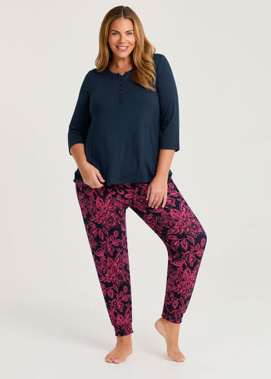 Plus Size Bamboo Twilight Pyjama Pant