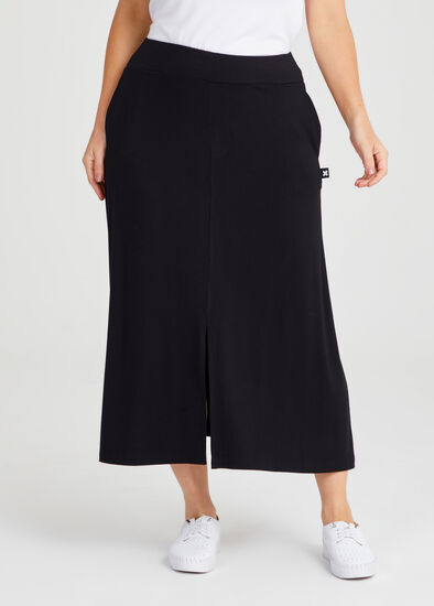 Plus Size Natural Panelled Skirt
