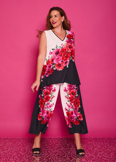 Plus Size Floradora Border Pant