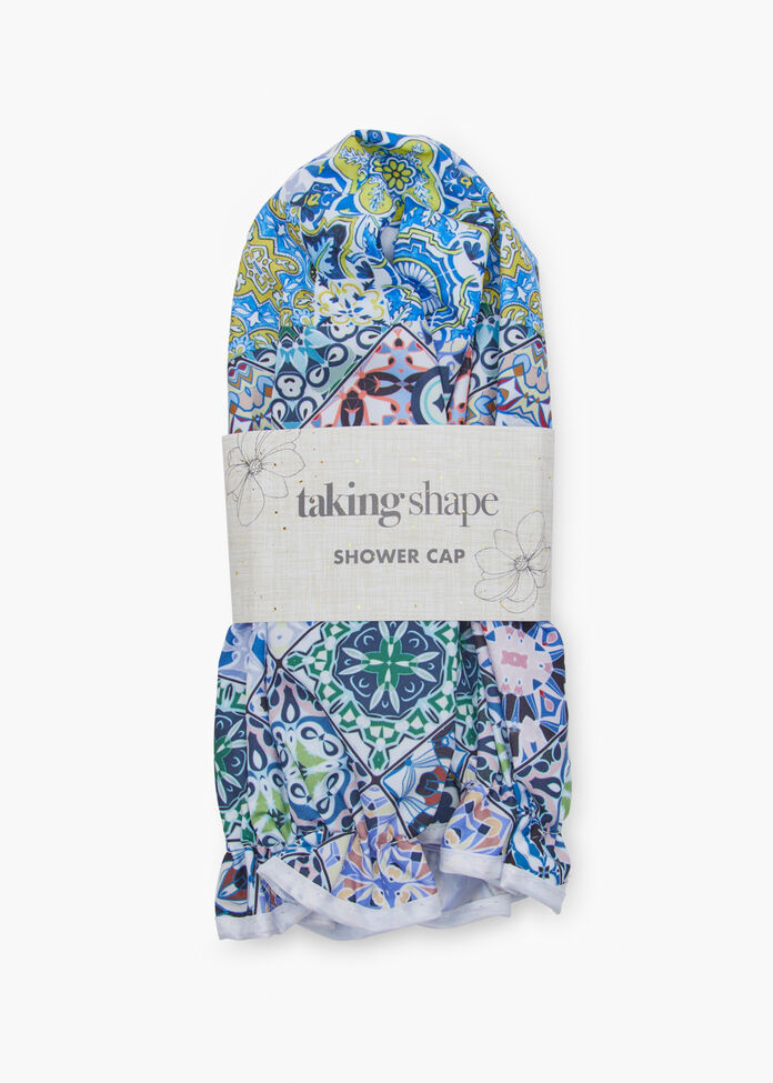 Printed Shower Cap, , hi-res