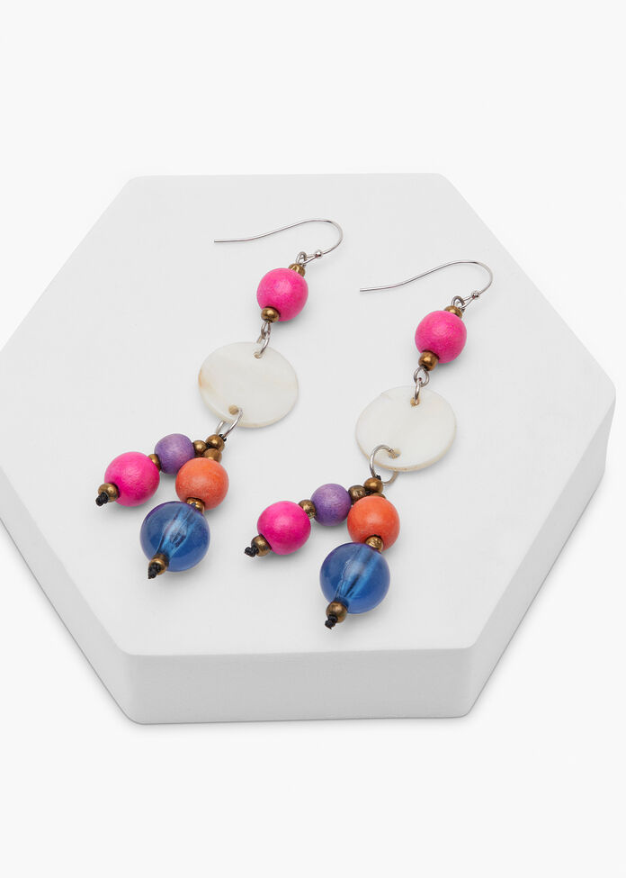 Beaded Sunrise Earrings, , hi-res