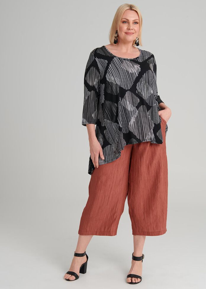 Jali Print Top, , hi-res