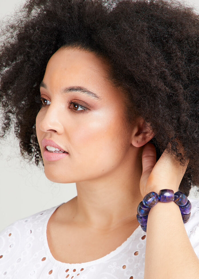 Shop Marbled Resin Bead Bracelet Accessories Taking Shape AU