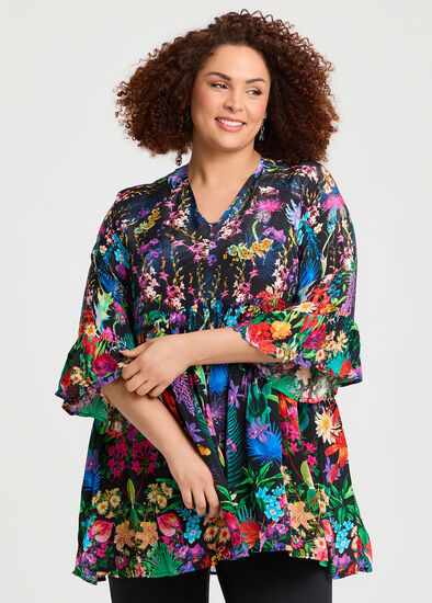 Plus Size Natural Iris Top