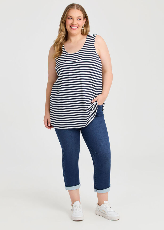 Rosie Stripe Tank, , hi-res