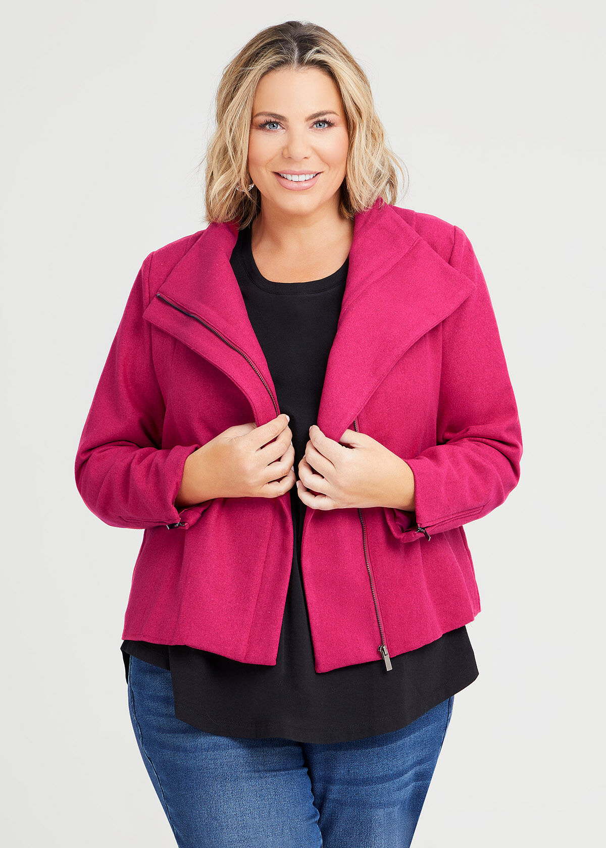 Asymmetrical Zip Jacket