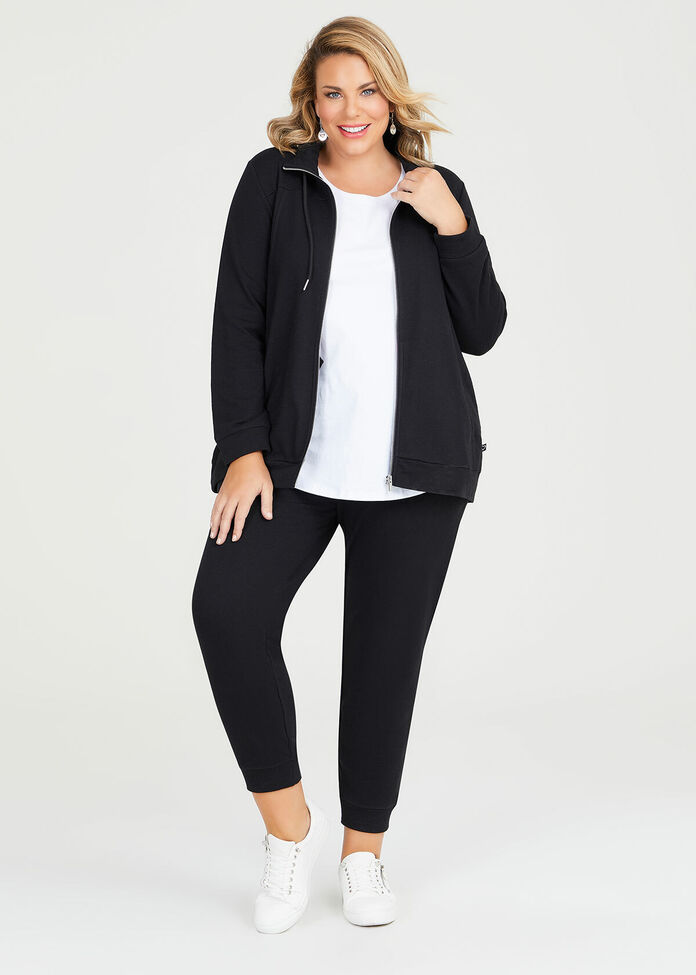 Funnel Neck Active Jacket, , hi-res
