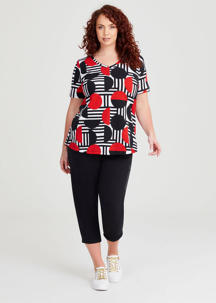 Cotton Active Graphic T-shirt, , hi-res