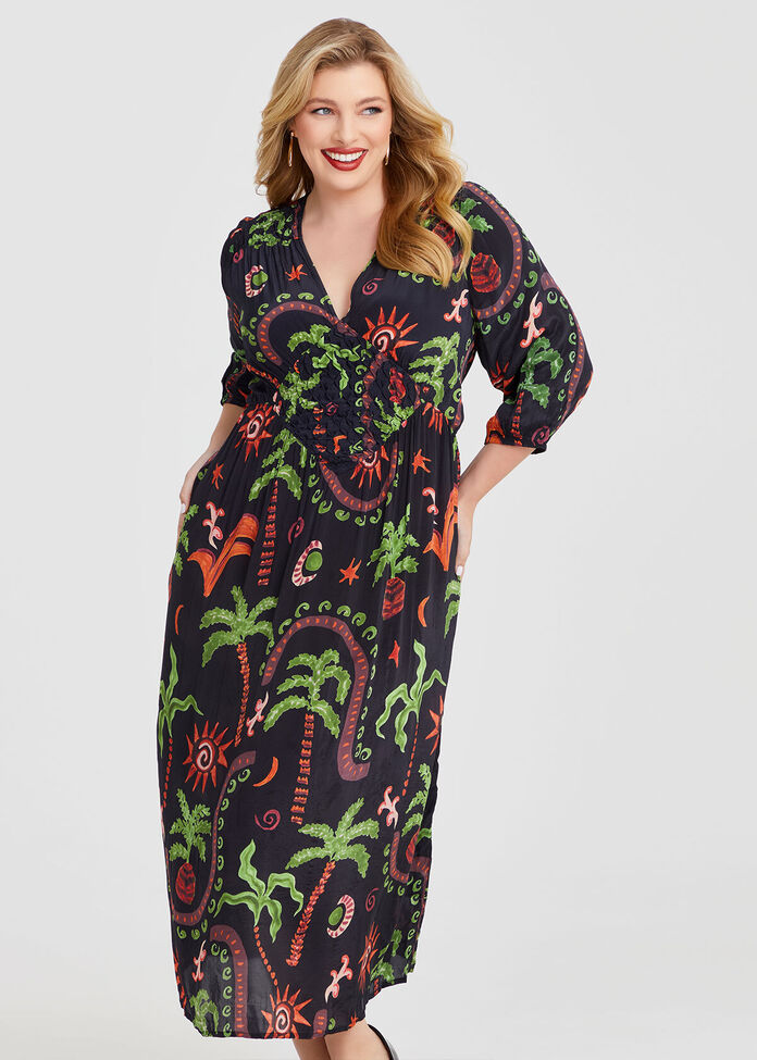 Natural Paradise Jungle Dress, , hi-res