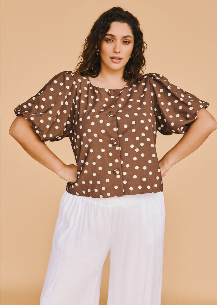 Julia Spot Bolero Jacket, , hi-res