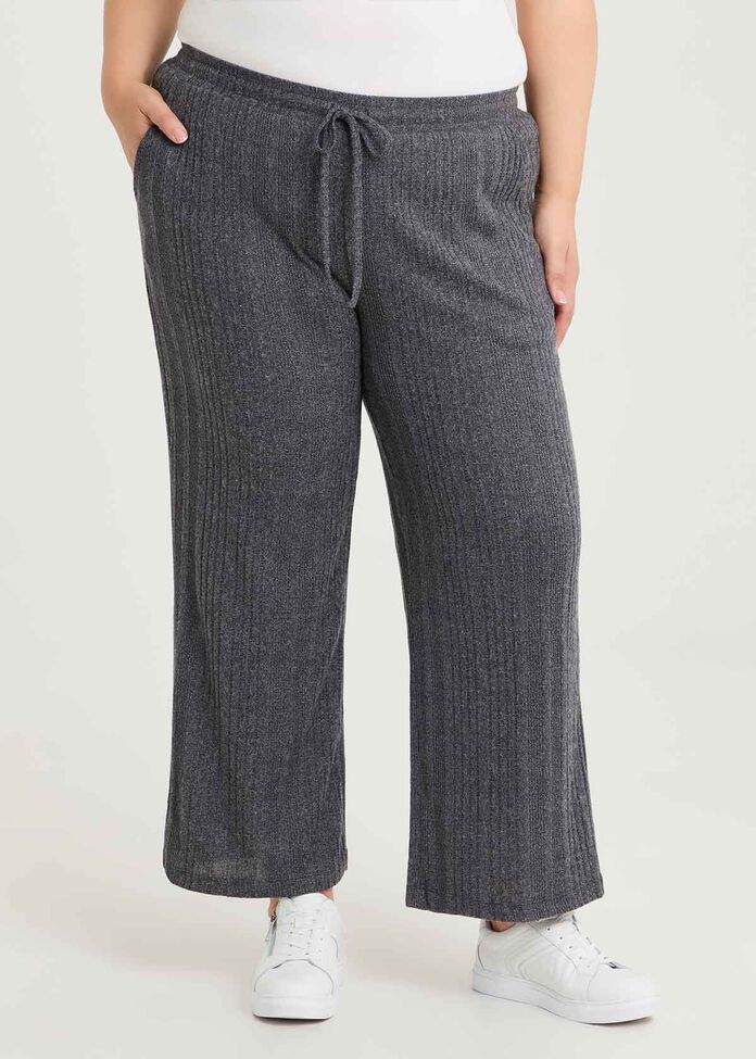 Cozy Rib Wide Leg Pant, , hi-res