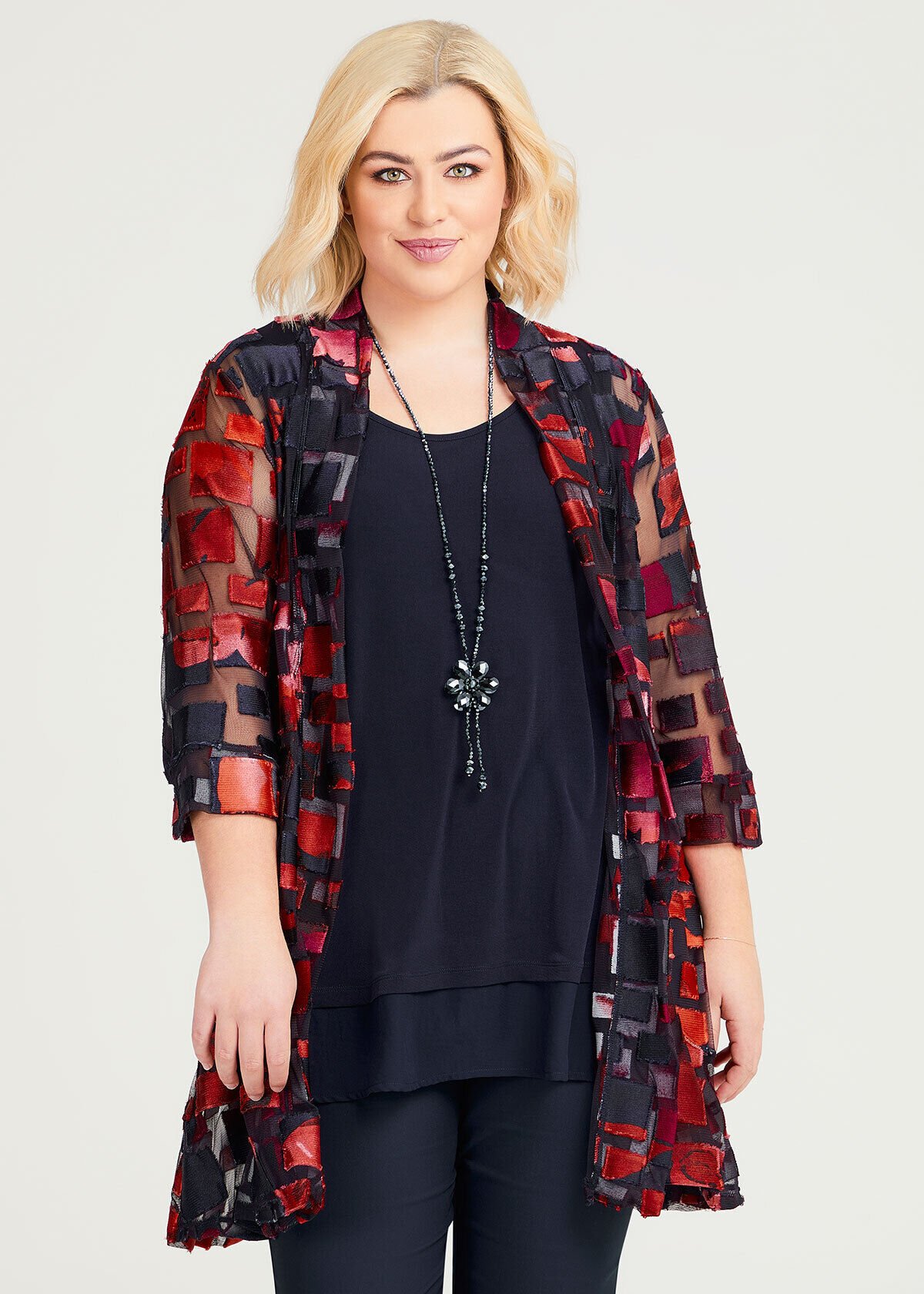 Mesh cardigan outlet